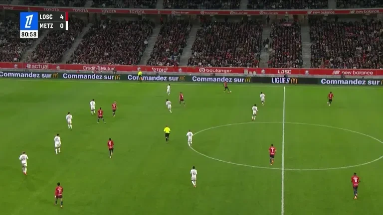 Lille - Metz 5-0 (gol Andre 82)